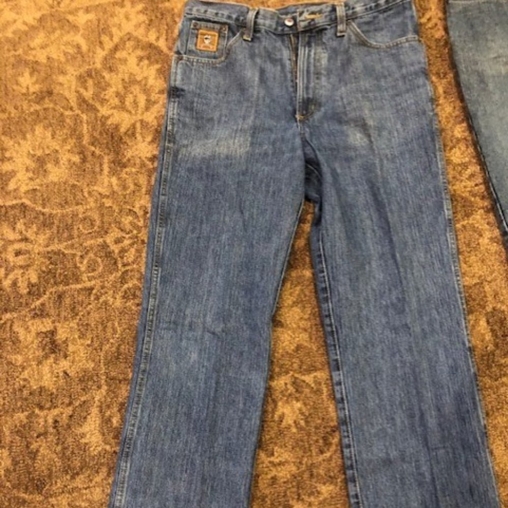 CINCH MEN'S BRONZE LABEL TAPERED SLIM FIT JEANS  34 X 34